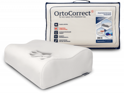 Подушка Ergonomica4 ORTOCORRECT 